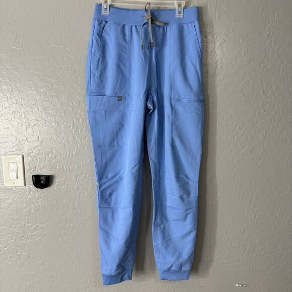 Fabletics High Rise On Call Scrub Joggers, Blue, M - Picture 1 of 5